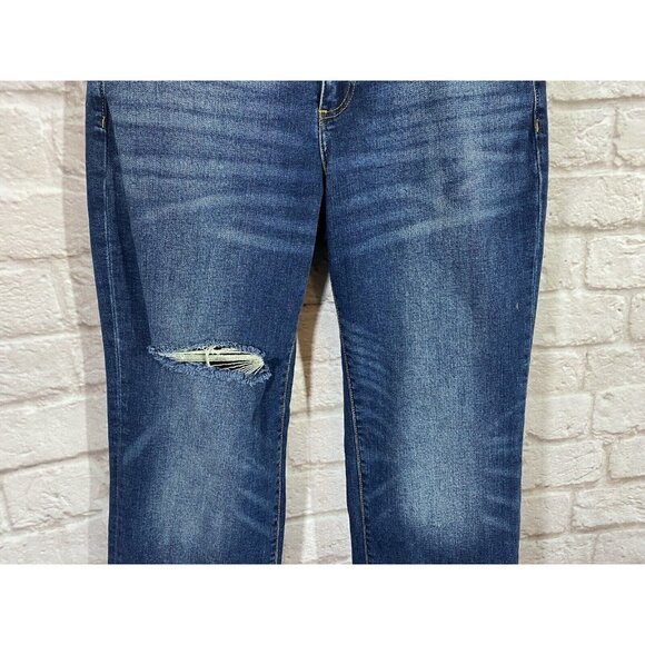 LUCKY BRAND Jeans Women 10/30 Ankle Premium Denim Easy Rider Boot Cut Distressed - Picture 3 of 13